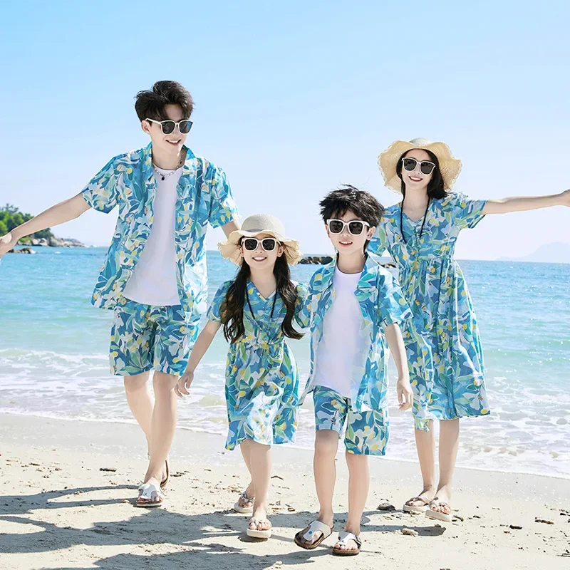 Parent Of Plant - Vater Sohn Hemden SetKleidung Sommer Urlaub
